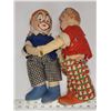 Image 1 : 2 X Composite Bisque Clown dolls----very old