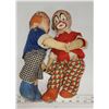 Image 2 : 2 X Composite Bisque Clown dolls----very old