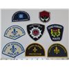 Image 1 : 8 different police patches