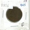 Image 1 : 1916 Canadian 1 Cent Coin