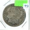 Image 1 : 1890 US Silver Morgan Dollar