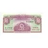 Image 1 : 4th Series British Armed Forces 1 Pound Bill