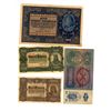 Image 1 : 4 World Bills - Poland and Budapest - 1915, 1919 and 1923