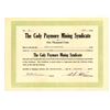 Image 1 : Vintage Cody Paymore Mining Syndicate Shares Certificate