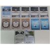 Image 2 : 12 assorted "Artifacts Rookie" UpperDeck hockey cards - in plastic holders