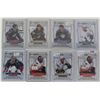 Image 1 : 8 assorted "Hot Prospects" Prized Prospects - UpperDeck hockey cards - in plastic holders