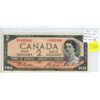 Image 1 : 1954 Canada $2.00 Two Dollar Bill 'Devil's Face' Beattie Coyne signatures