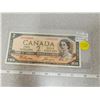 Image 3 : 1954 Canada $2.00 Two Dollar Bill 'Devil's Face' Beattie Coyne signatures
