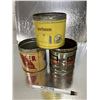 Image 2 : Lot of 3 Tobacco Tins
