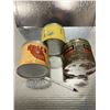 Image 3 : Lot of 3 Tobacco Tins