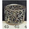 Image 1 : 925 Unknown Signature Branches&Leaves Ring ?size