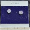 Image 1 : 14kt Gold Earrings
