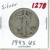 Image 1 : 1943 U.S.A Liberty Silver Half Dollar