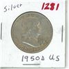 Image 1 : 1950 D U.S.A Liberty Silver Half Dollar