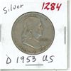 Image 1 : 1953 D U.S.A Liberty Silver Half Dollar