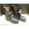 Image 2 : High topped Steel-toed boots Size 11D good condition