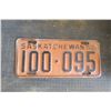 Image 1 : 1950 Saskatchewan License Plate