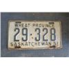 Image 1 : 1951 Saskatchewan License Plate