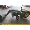 Image 4 : Vintage Metal John Deere Tractor and Trailer Model - Some Damage