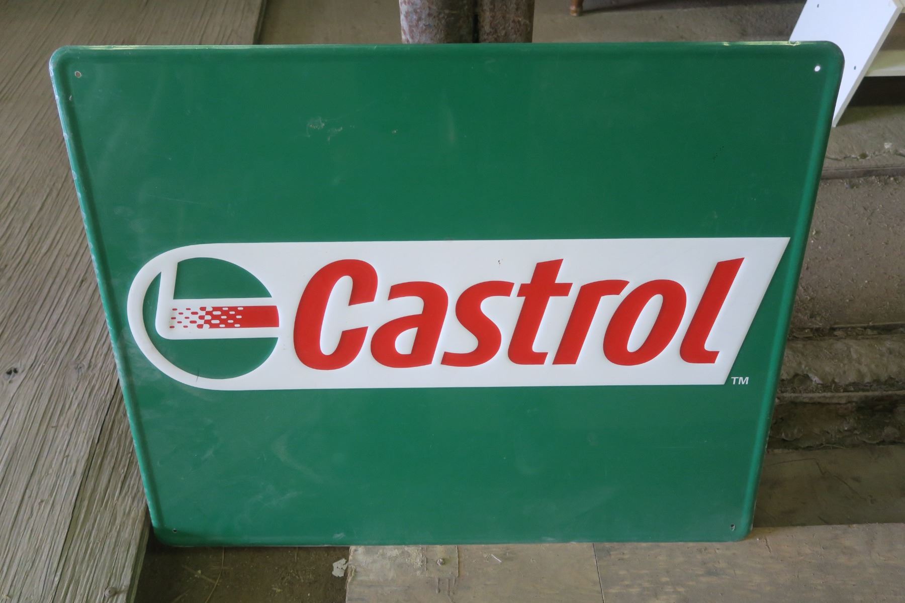 Castrol Store Sign Tin Castrol Sign - 29.5