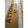 Image 2 : Attorneys at Law Metal Sign