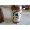 Image 2 : 3 Collectible Beer Bottles - Colt 45 and unbranded