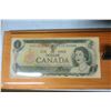 Image 2 : Pen Holder with 1973 $1 Canadian Bill In it