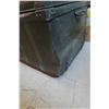 Image 4 : Vintage Metal Steamer Trunk