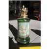 Image 1 : vintage green oil lamp - no chimney
