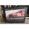 Image 1 : Dale Earnhardt Jr Nascar Print on 3/8" MDF - 28"x22"