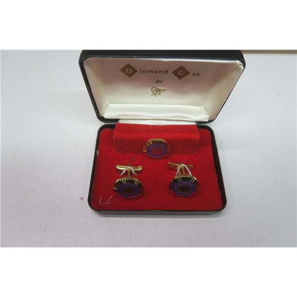 City of Edmonton Cufflinks and lapel pin