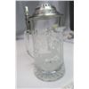 Image 3 : Clear Beer Stein with Lid