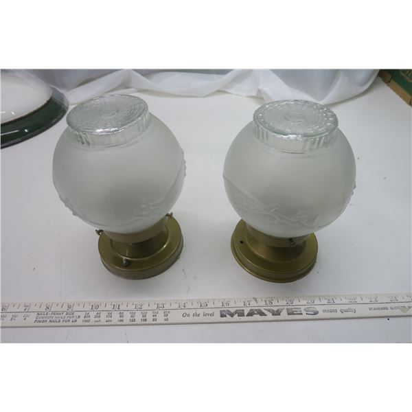 pair of light fixtures