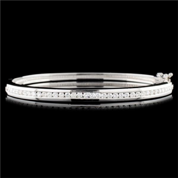 18k White Gold 6.50ct Diamond Necklace