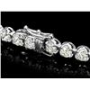 Image 2 : ^18k White Gold 10.00ct Diamond Tennis Bracelet