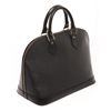 Image 2 : Louis Vuitton Black Epi Leather Alma PM Satchel Bag