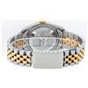 Image 5 : Rolex Mens Stainless Steel and Yellow Gold Silver Diamond 36mm Datejust Jubilee