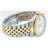 Image 4 : Rolex Mens Stainless Steel and Yellow Gold MOP VVS Diamond 36mm Datejust