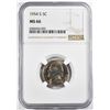 Image 1 : 1954 S JEFFERSON NICKELS NGC MS 66