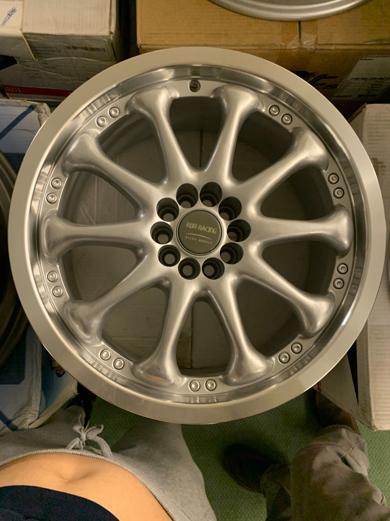 (4)NEW 17 Inch RUFF RACING(Retail $1180)