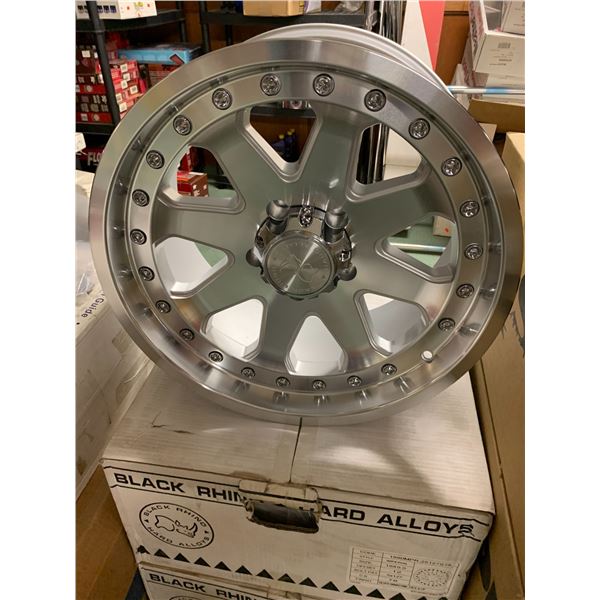 (4)NEW 18 Inch BLACK RHINO IMPERIAL(Retail $1760)