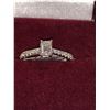 Image 2 : $5,500 Lady's stamped 750 RT, 18kt white gold, diamond engagement ring With appraisal - (ESTIMATED A