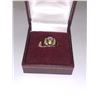 Image 1 : $4,500 Lady's stamped 14KS, cast (hand set), yellow gold, diamond engagement ring With Appraisal (ES