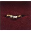 Image 3 : $1000 Lady's 14KT yellow Gold Band 15pt  diamond ring, Suggested retail $1000 - 1500 - ring box not 