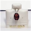 Image 1 : $100 10K Garnet(1.19ct) Pendant