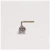Image 1 : $60 14K CZ Nose Pin