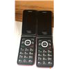 Image 1 : 2 Alcatel consumer Cellular phones with charging cables (Unlock/working condition)