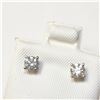 Image 3 : $2400 14K Diamond (0.4Ct,Si1-2,G-H) Earrings