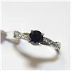 Image 3 : $2075 14K Black Diamond(0.6ct) Diamond(0.15ct) Ring