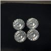 Image 1 : $400 Pack Of 4 Laser Cut Moissanite Test Like Diamond, Looks Better(4ct)